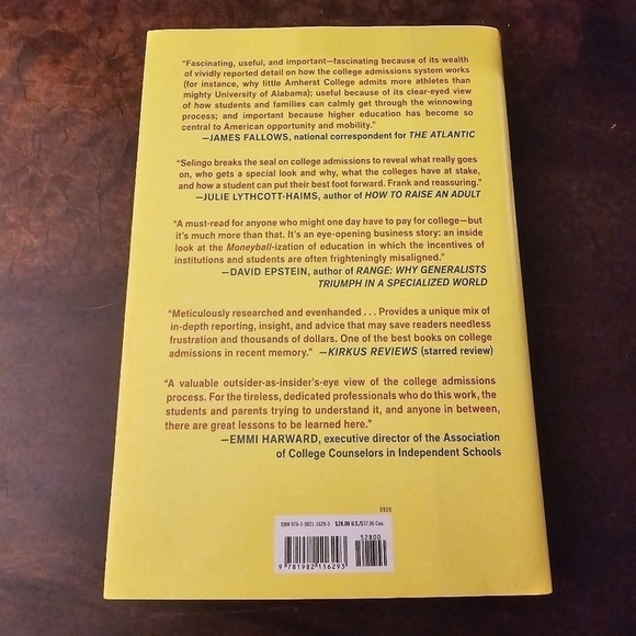 Who Gets In and Why: A Year Inside College Admissions Hardcover Jeffrey Selingo - Picture 2 of 6